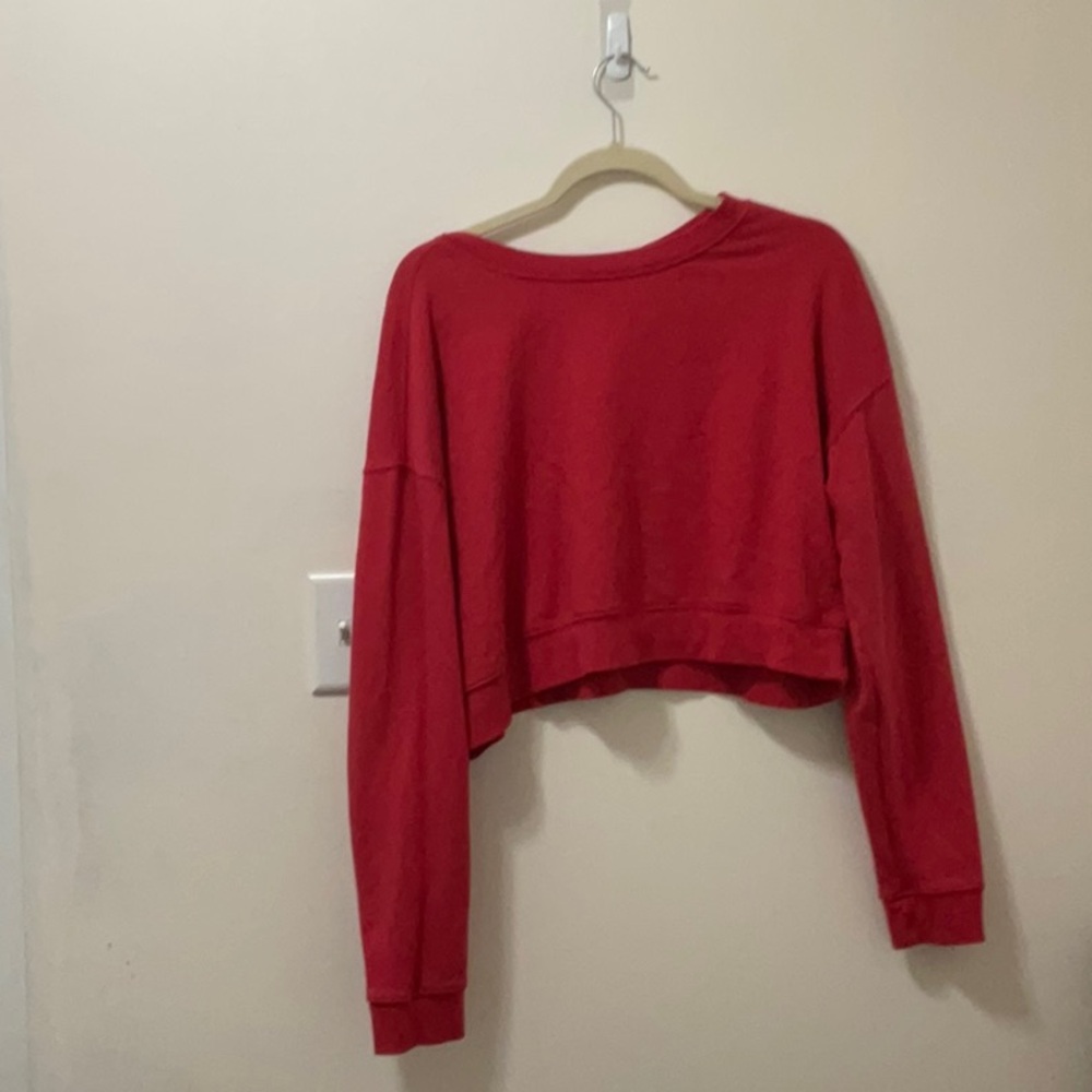 Wild Fable Vibrant Red Crew Neck Sweater
